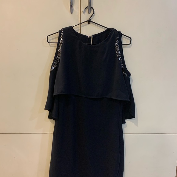Kazo Black Embellished Dress - Picture 2 of 7